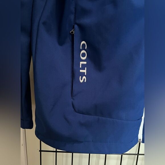 Indianapolis Colts Soft Shell Full Zip Jacket with Removable Hood - Picture 2 of 10